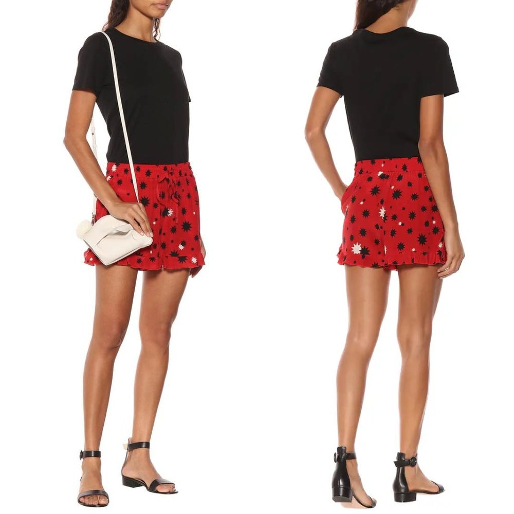 RED Valentino printed silk shorts - Picture 1 of 13